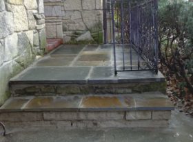 Patio Repair in Process